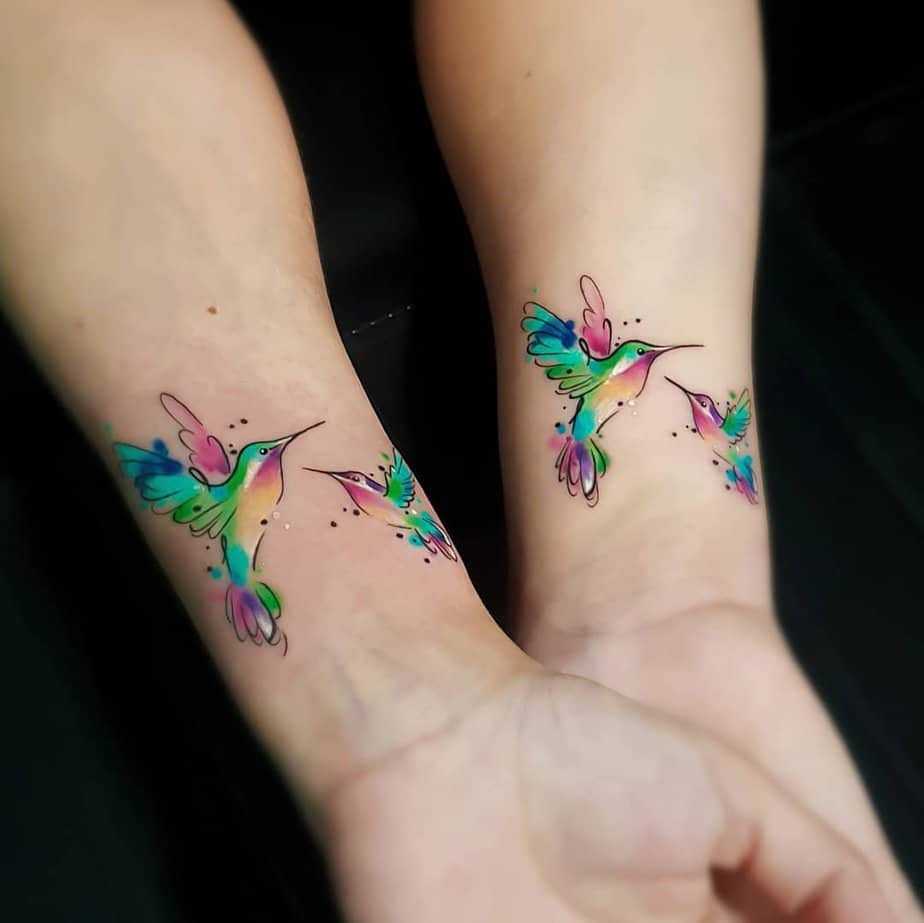 Hummingbird tattoo