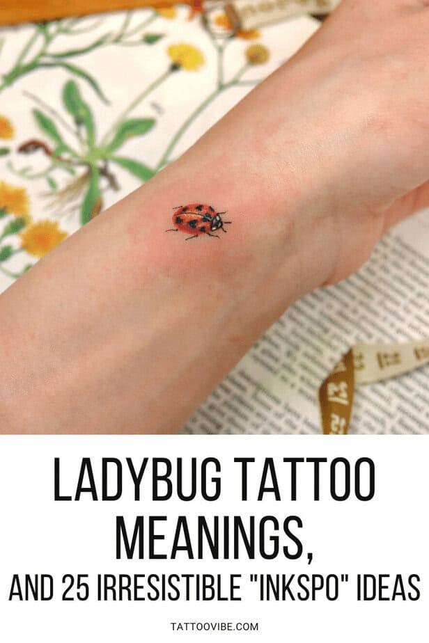 Significati del tatuaggio della coccinella e 25 irresistibili idee "Inkspo