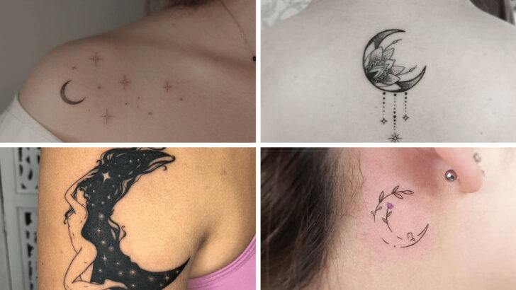 25 Moon And Stars Tattoos For Everlasting Enchantment