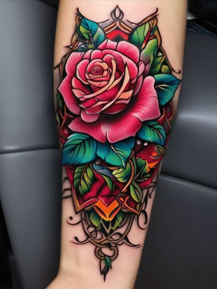 Rosa neo-tradizionale