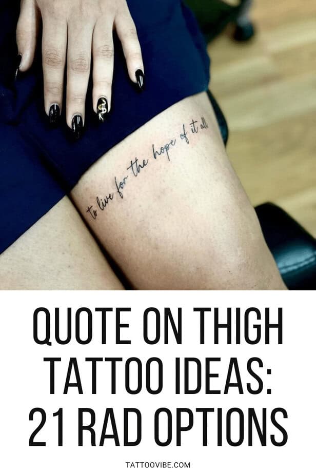 Idee per tatuaggi sulla coscia: 21 opzioni radicali