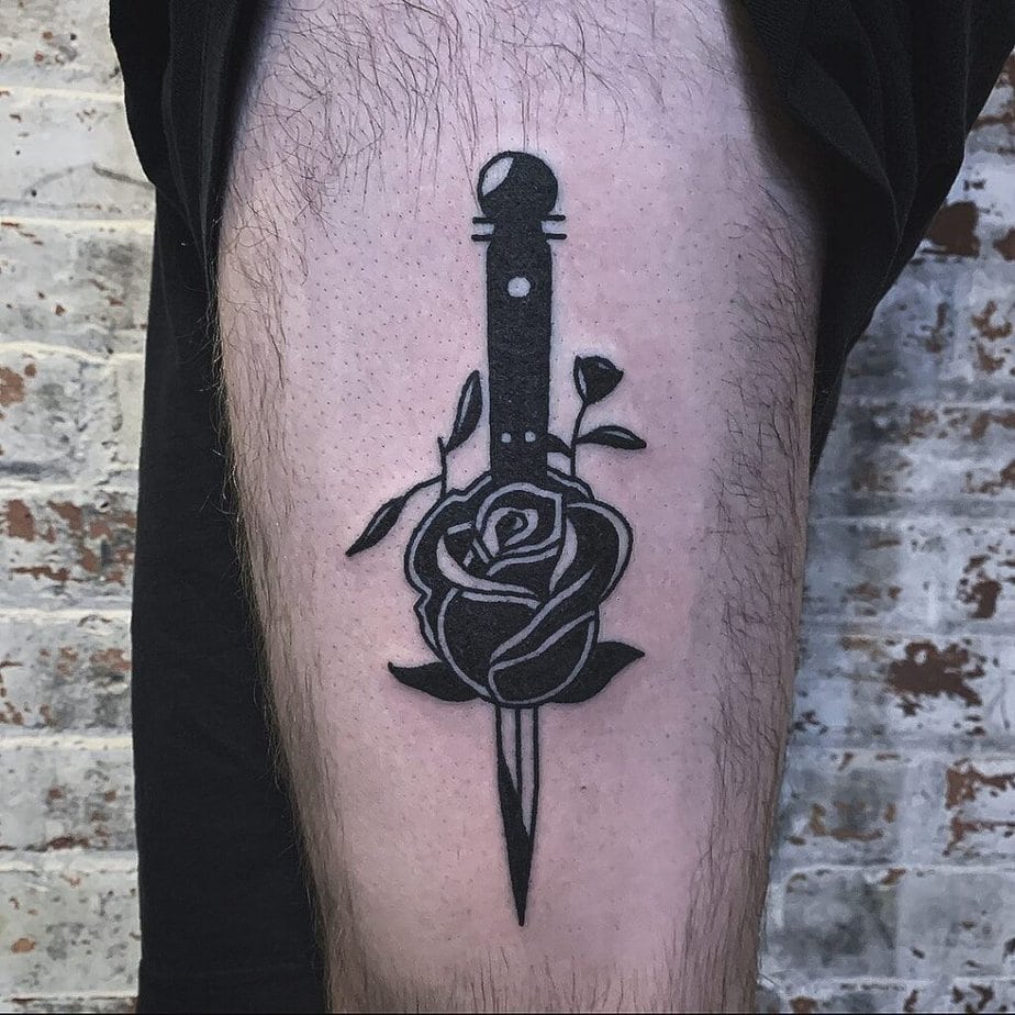 Blackwork-style tattoo ideas