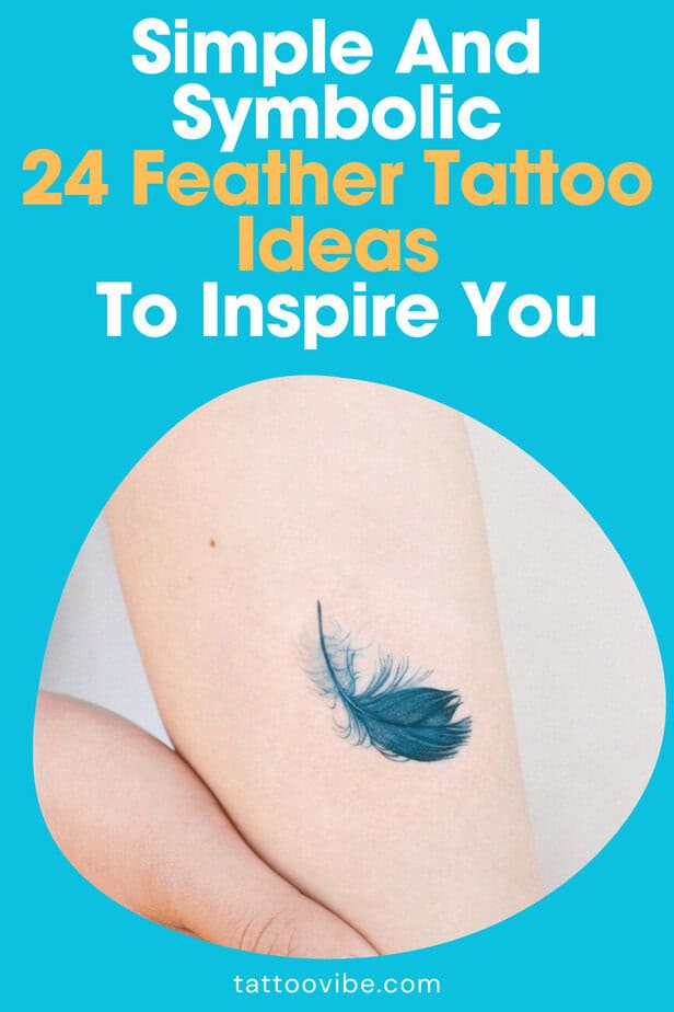 Semplici e simboliche, 24 idee di tatuaggio con piume per ispirarvi