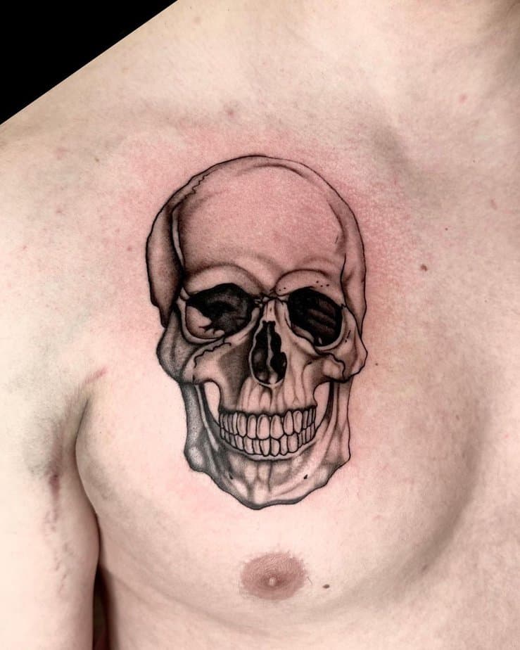 6. Skull tattoo
