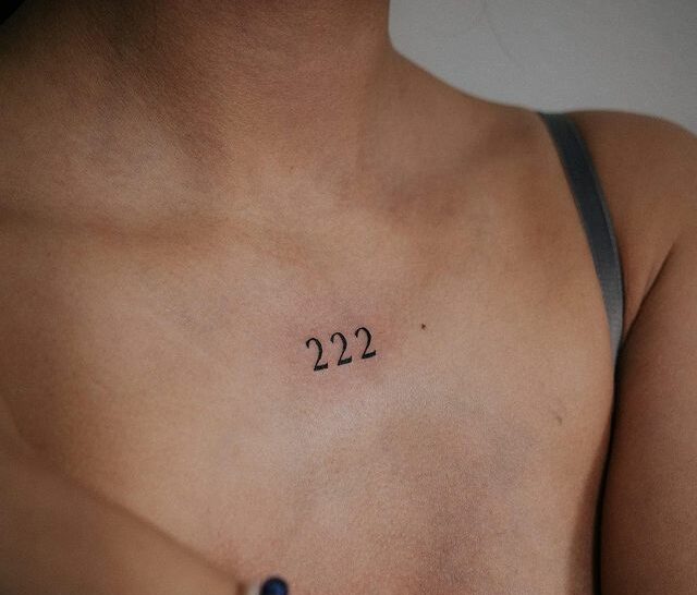 18 Inspiring 222 Tattoos For Angelic Protection