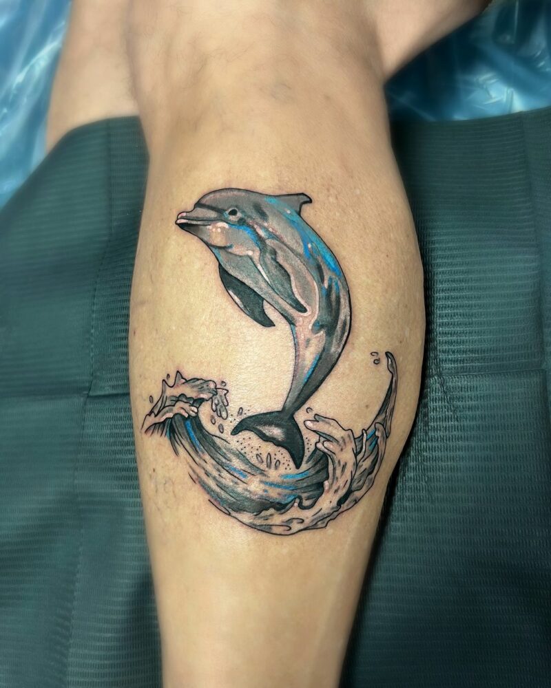 20 Dolphin Tattoo Ideas Playful Like This Animal