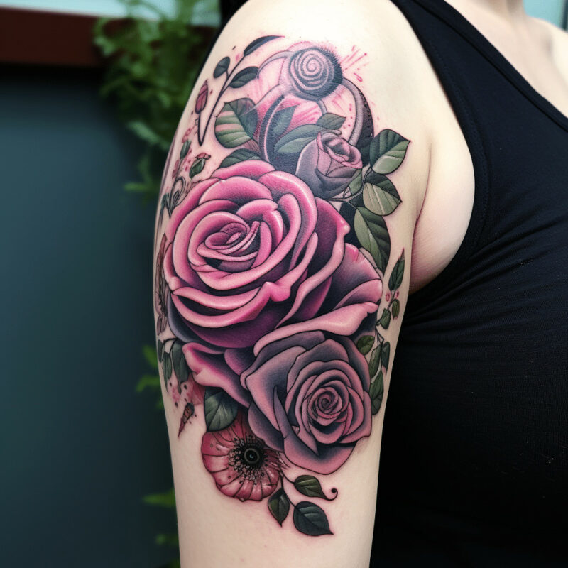 29 Traditional Rose Tattoo Designs for Timeless Personal Expression