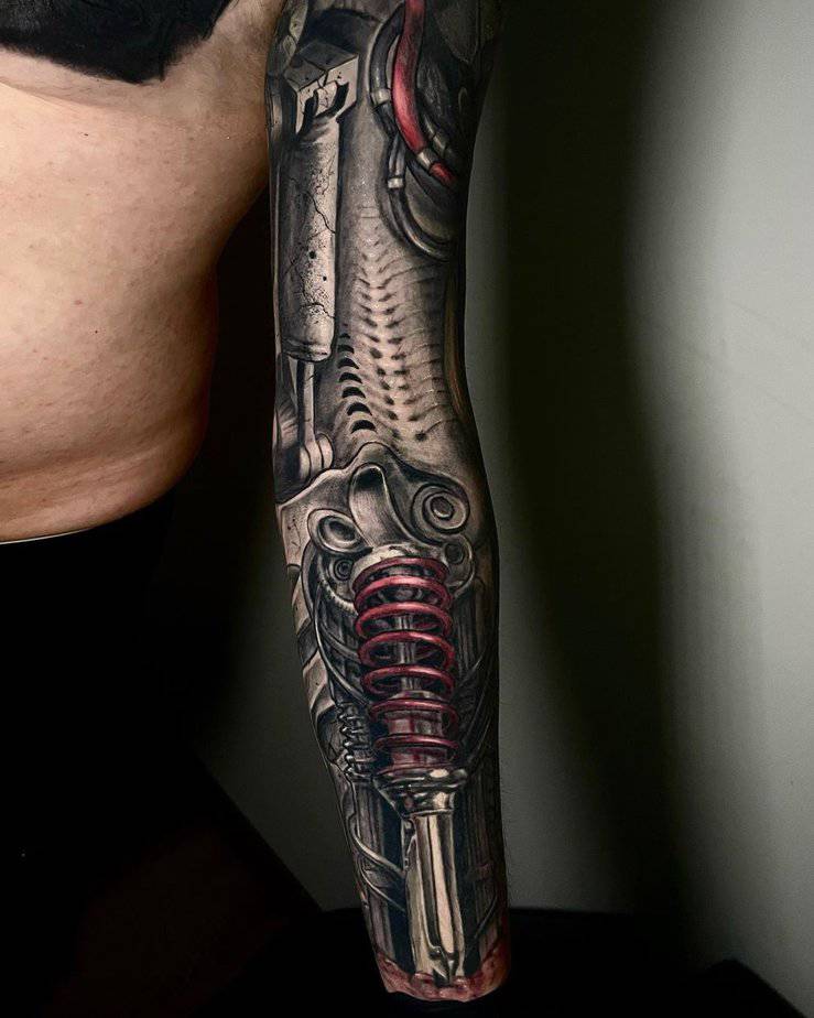 Biomechanical tattoo ideas for your arm
