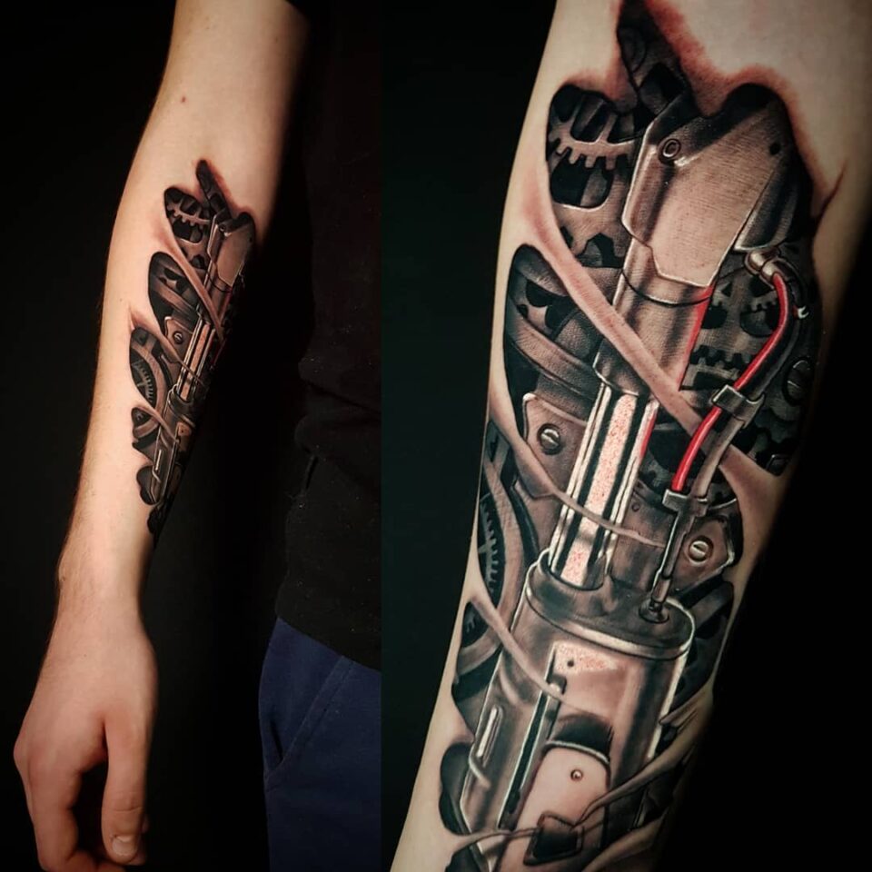 22 Biomechanical Tattoo Designs For The Alien Inside Of You