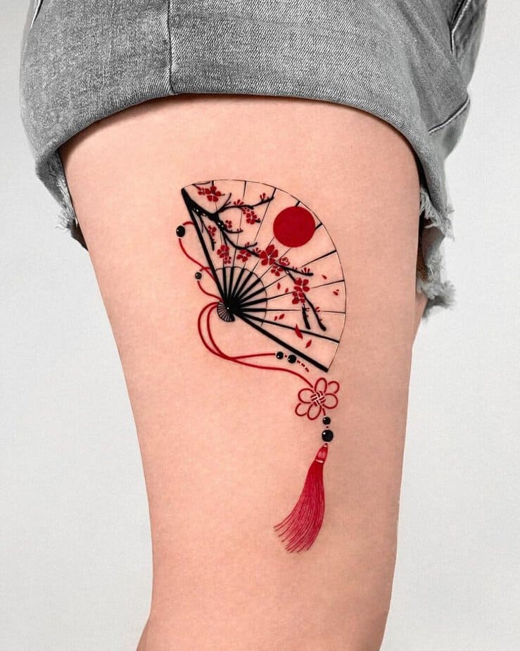 Unique designs of cherry blossom tattoos