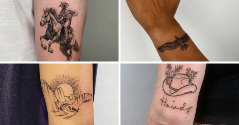 from cowboy boots to bulls 22 western tattoos for everyone