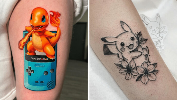 Prendili tutti! 26 tatuaggi Pokémon per il tuo bambino interiore