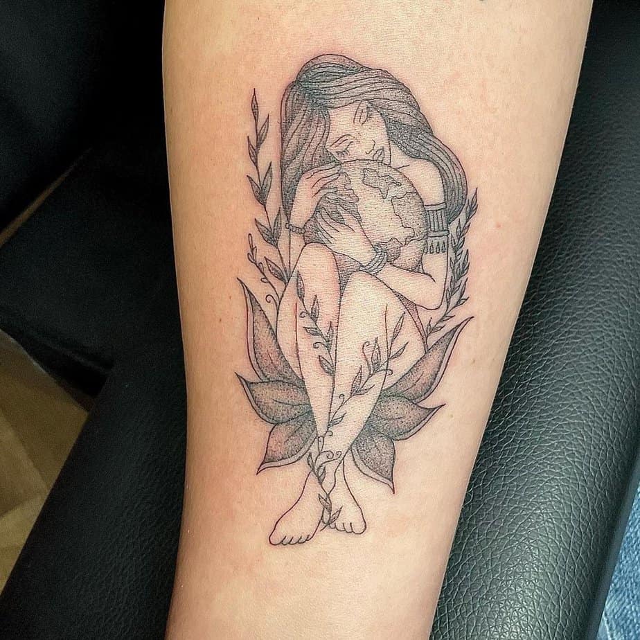 Mother Earth tattoo
