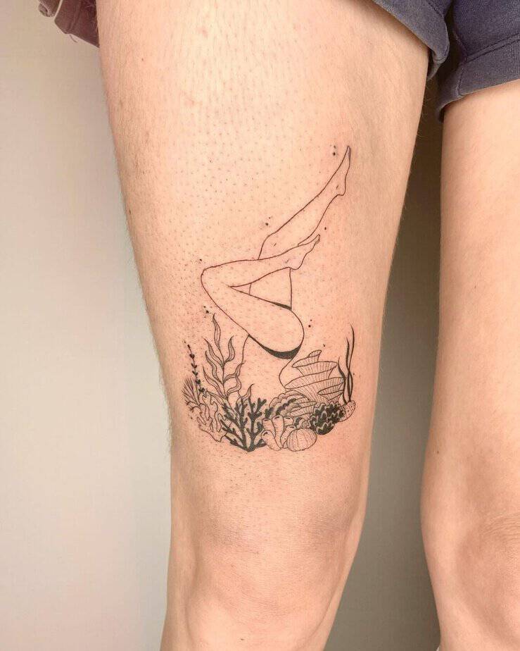 Unique coral tattoos