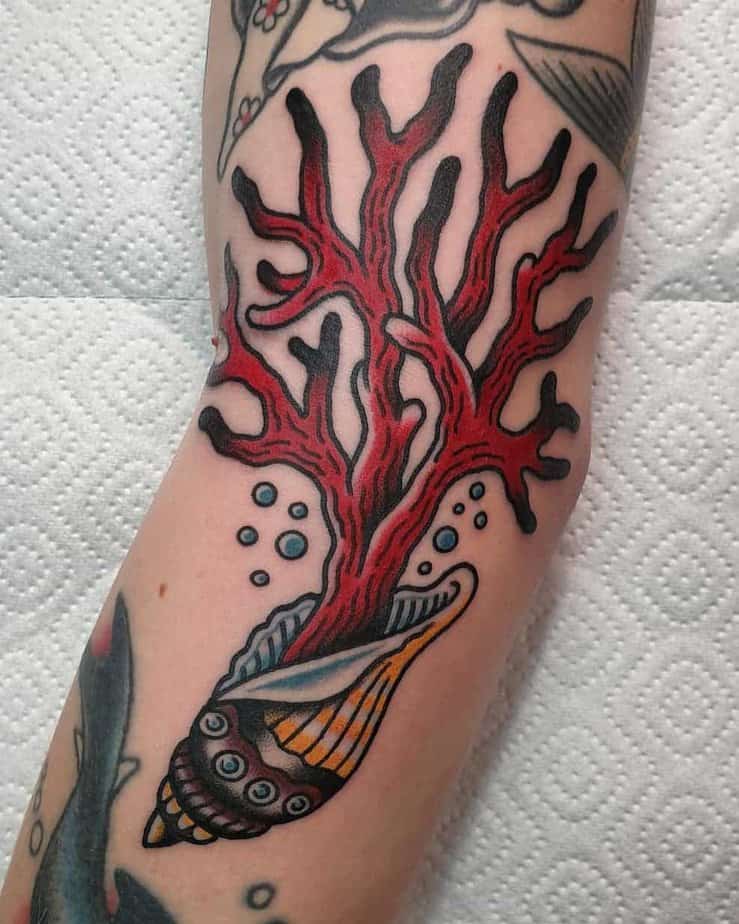 Unique coral tattoos