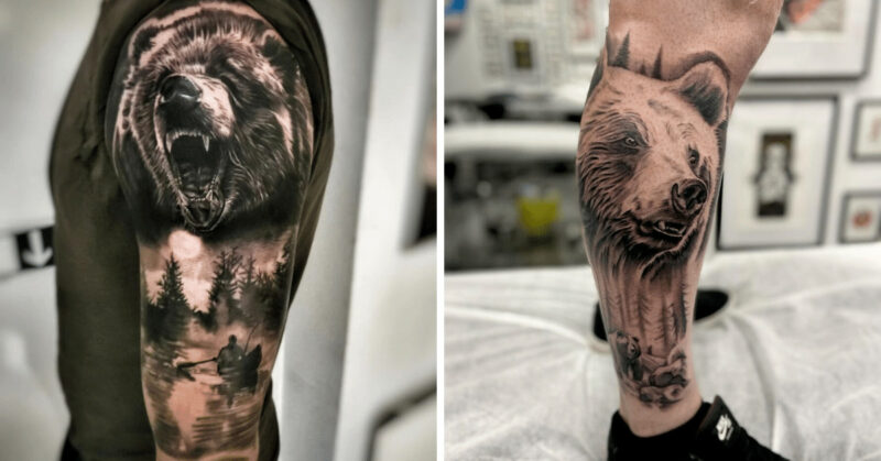 unleash your inner roar with these 24 bold bear tattoo ideas 1