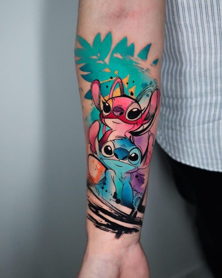 20 Adorable Stitch Tattoo Ideas To Warm Your Heart