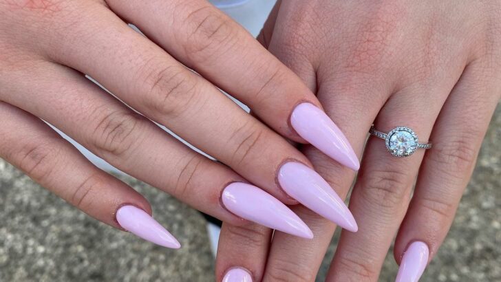 36 Lovely Baby Pink Nails That Will Teleport You To Barbieland