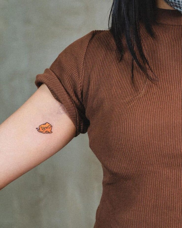 20 Charming Cheese Tattoos That Are Up To No 8220Gouda8221 6