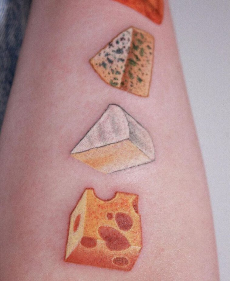 20 Charming Cheese Tattoos That Are Up To No 8220Gouda8221 8