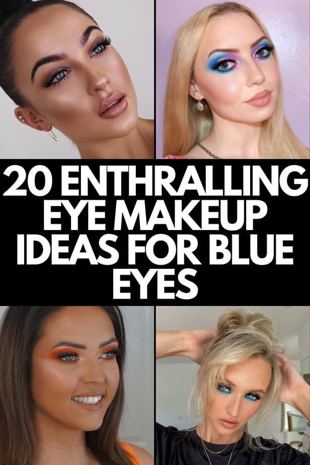 20 idee per il trucco degli occhi per gli occhi azzurri