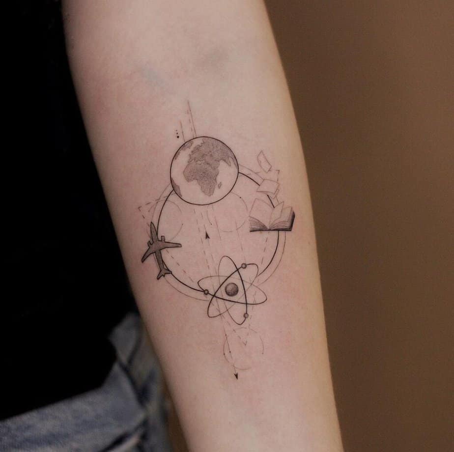 20 impressionanti idee di tatuaggio atomico che vi lasceranno a bocca aperta