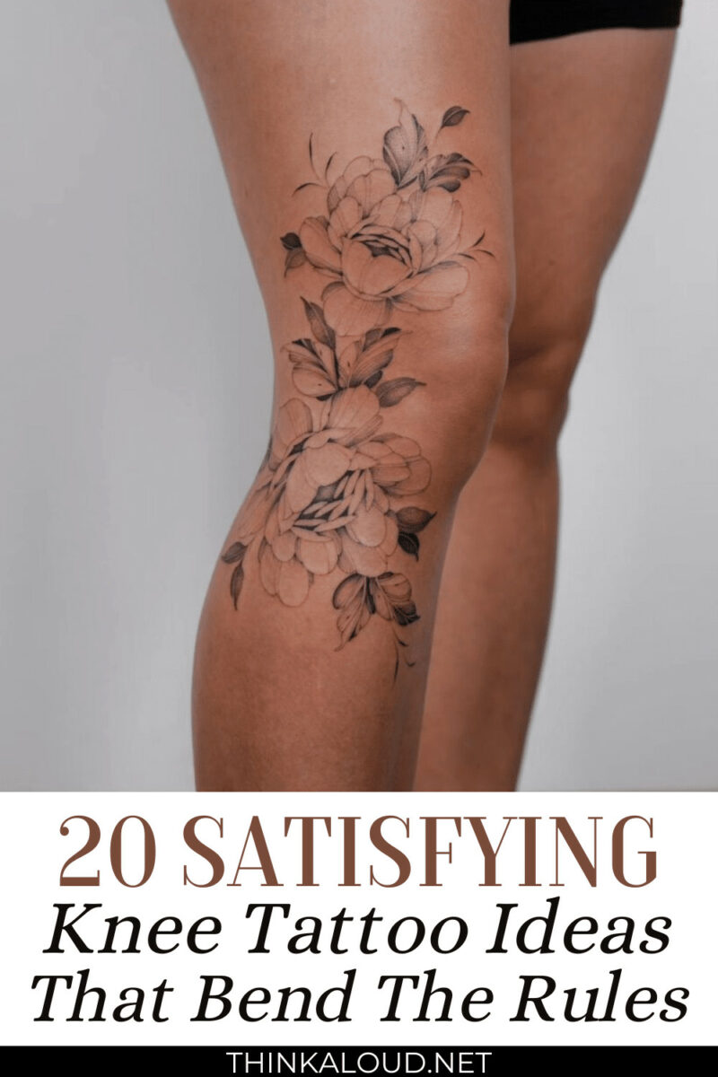20 Satisfying Knee Tattoo Ideas That Bend The Rules