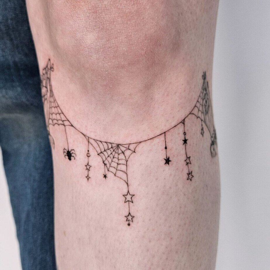 20 Soddisfacenti idee di tatuaggio sul ginocchio che infrangono le regole 18