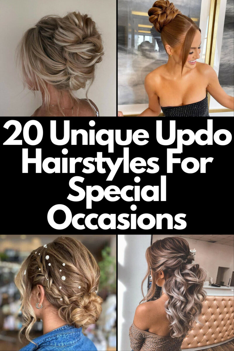 20 Unique Updo Hairstyles For Special Occasions