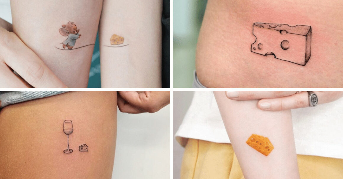 20 Charming Cheese Tattoos That Are Up To No “Gouda”