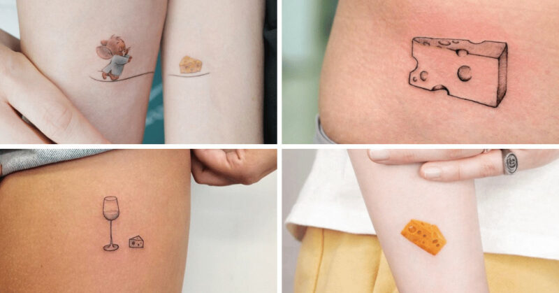 20 charming cheese tattoos that are up to no 8220gouda8221