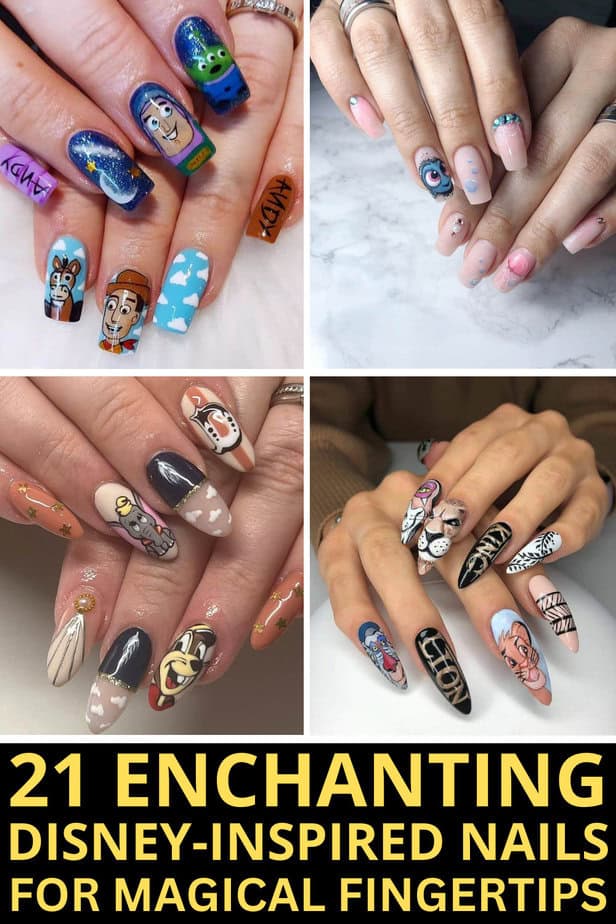 21 Enchanting Disney-inspired Nails For Magical Fingertips