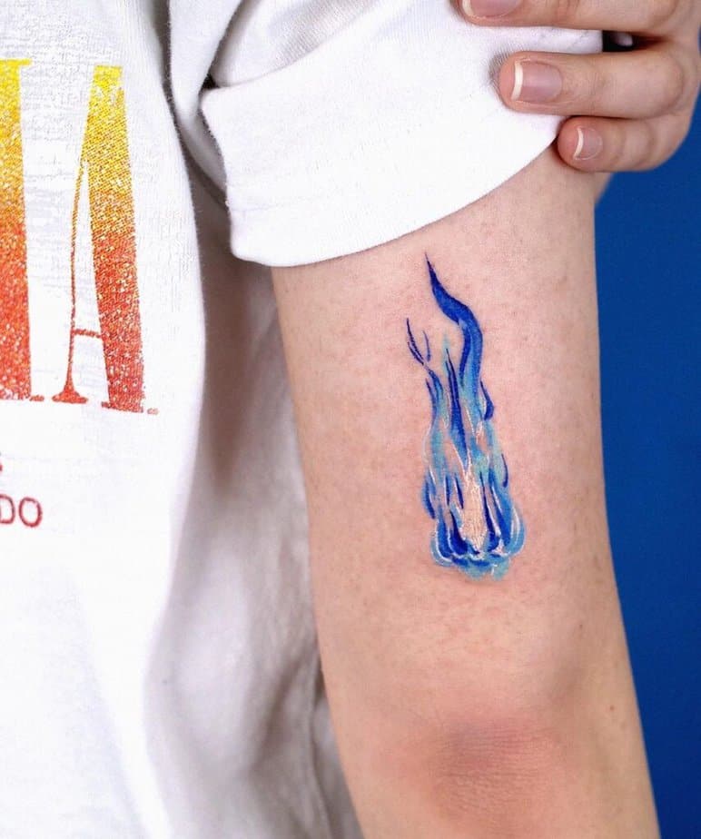 21 Fascinating Fire Tattoo Ideas To Ignite Your Ink Desires 20