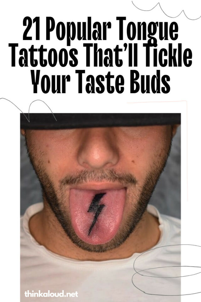 21 Popular Tongue Tattoos That'll Tickle Your Taste Buds