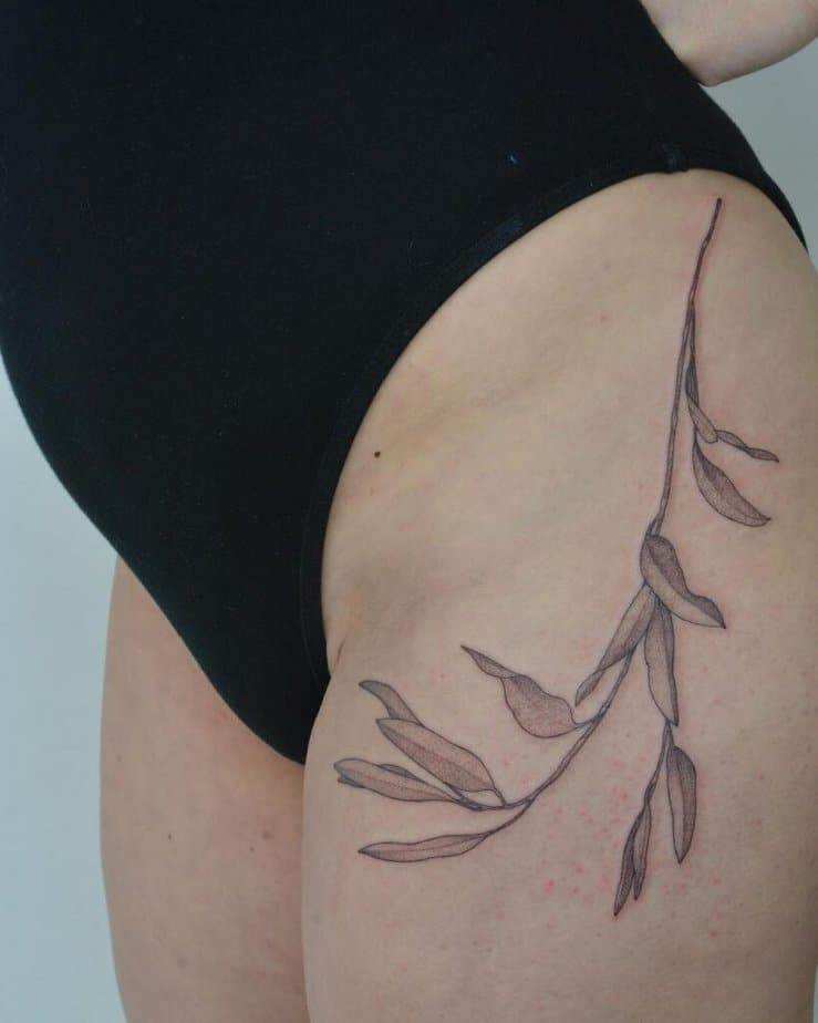21 Relaxing Leaf Tattoos That8217ll Leave You Itching For Ink 14
