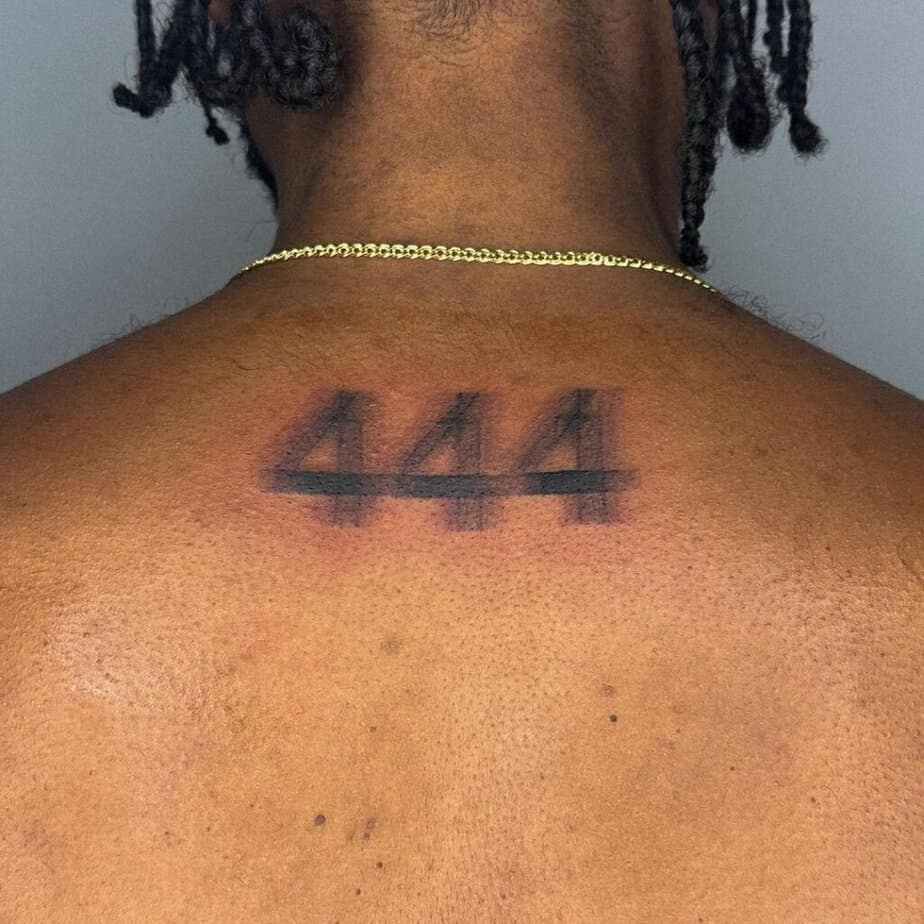 22 Powerful 444 Tattoo Ideas That Symbolize Divine Guidance 2