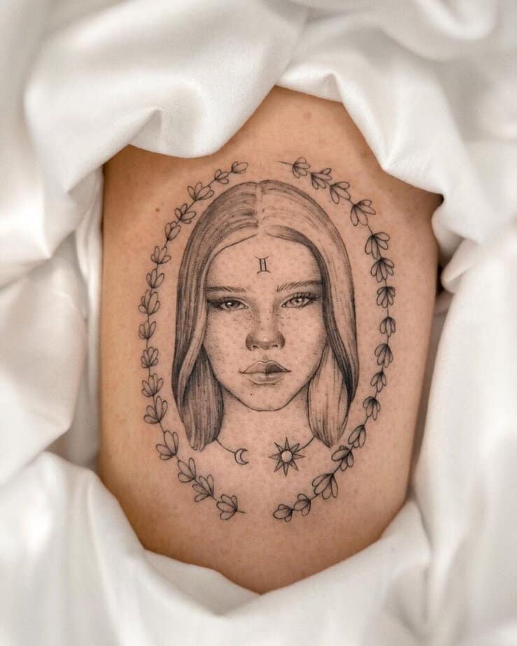 23 Gorgeous Gemini Tattoos That8217ll Fit Your Personality 10