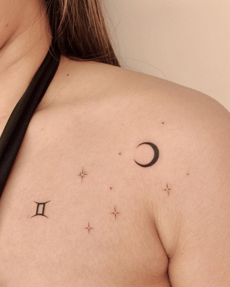 23 Gorgeous Gemini Tattoos That8217ll Fit Your Personality 4