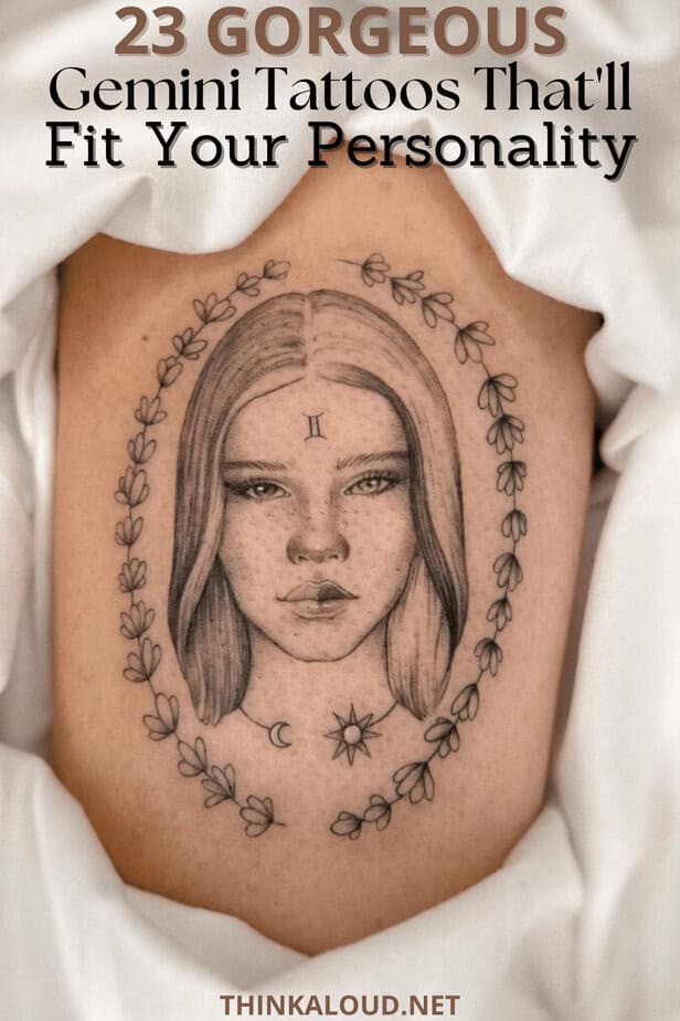 23 Gorgeous Gemini Tattoos That’ll Fit Your Personality