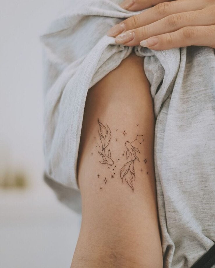 23 Popular Pisces Tattoos To Personify Your Dreamy Star Sign