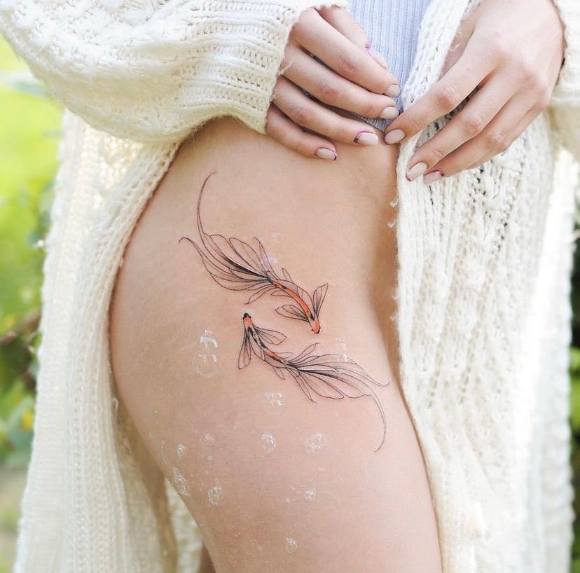 23 Popular Pisces Tattoos To Personify Your Dreamy Star Sign