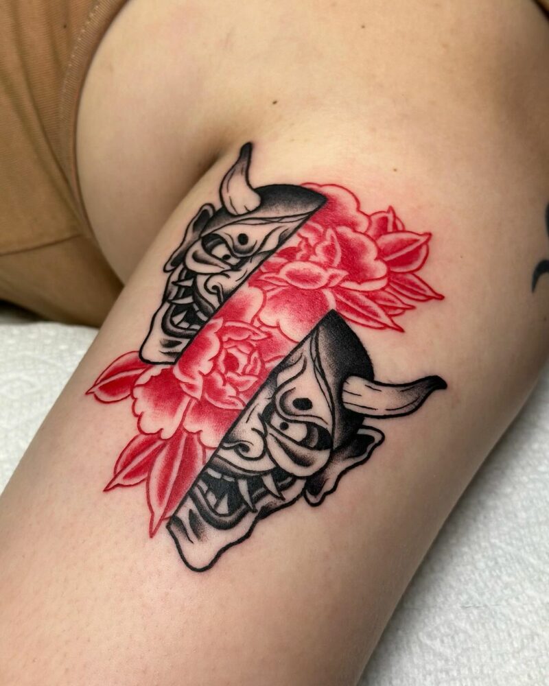 Raise Hell with These 40 Jaw-Dropping Hannya Tattoo Designs