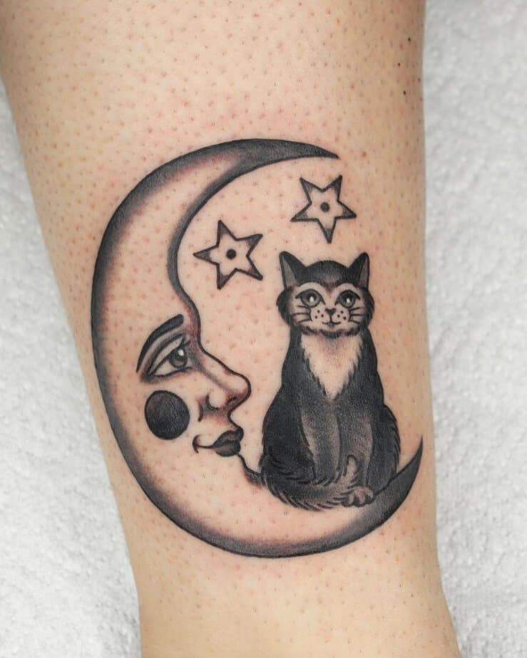 24. Moonlit meow