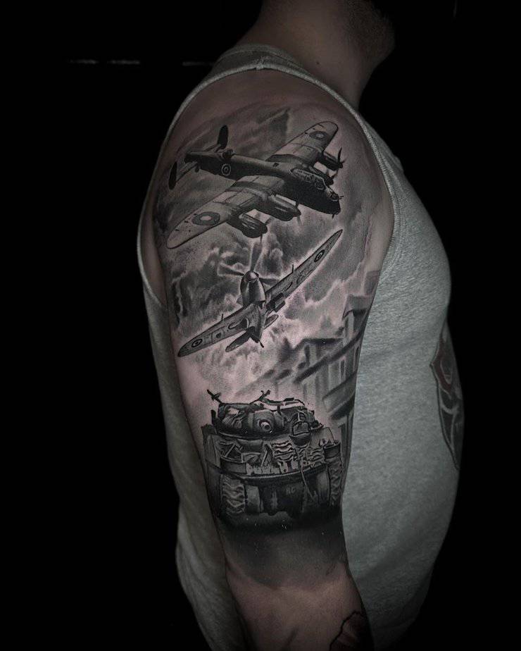 40 Unique Military Tattoos That Tell A Story Of Bravery