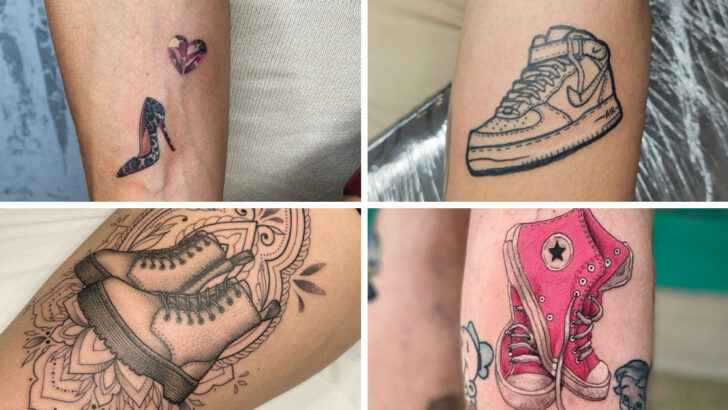 27 Shoe Tattoos For Passionate Shoe Lovers