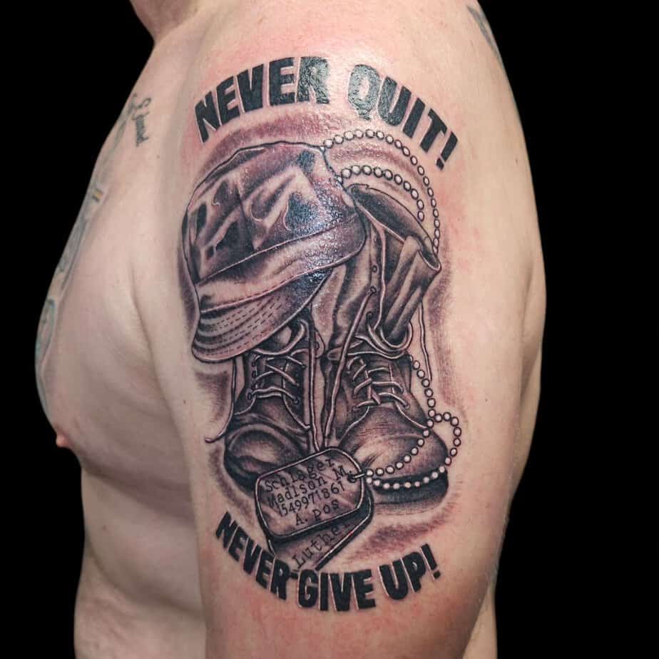 32. Never quit never give up