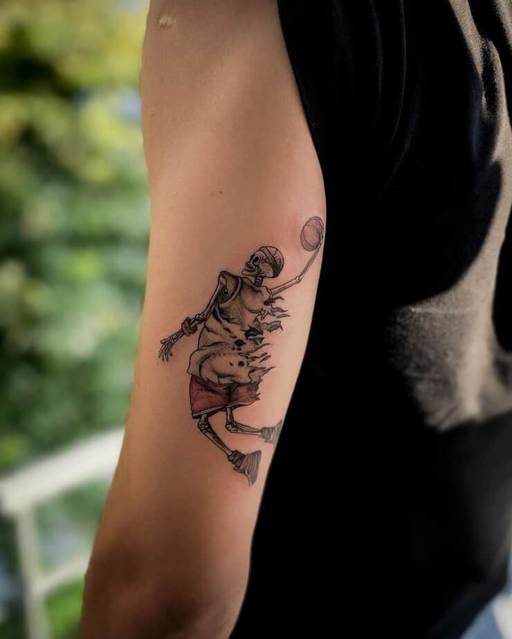 These 40 Basketball Tattoo Designs Are All Slam Dunks