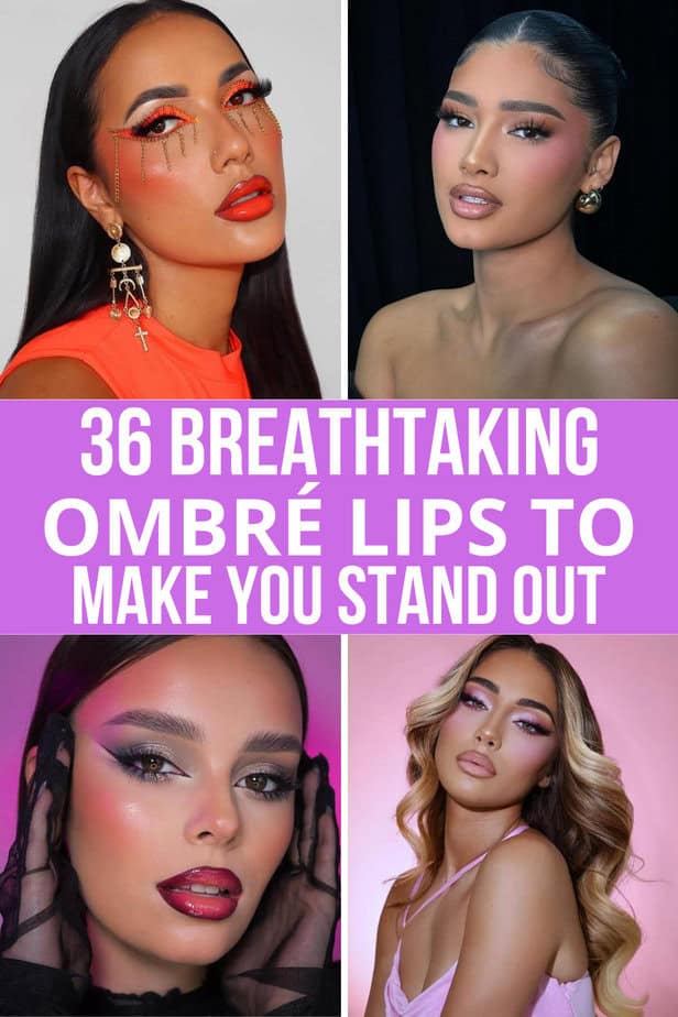 36 Breathtaking Ombré Lips To Make You Stand Out