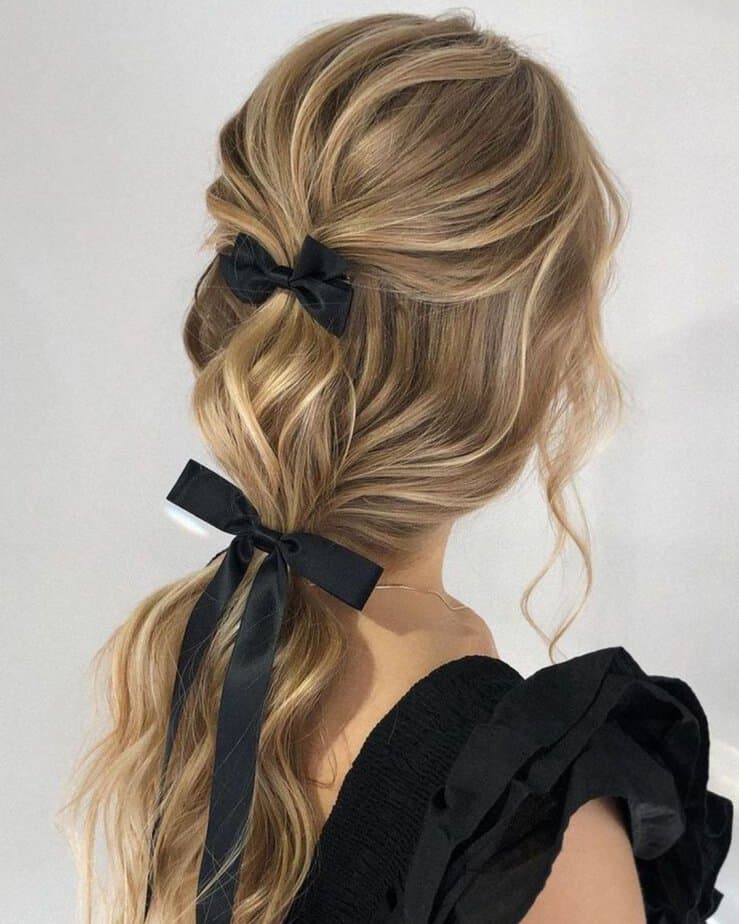 36. Cute black bows