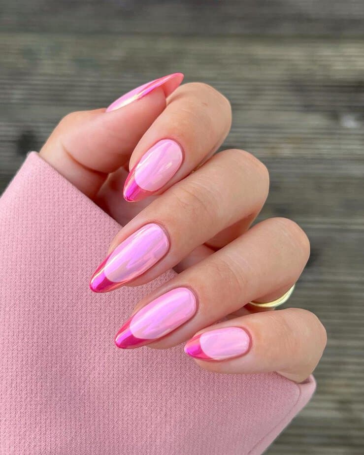 4. Elegant pink ombre